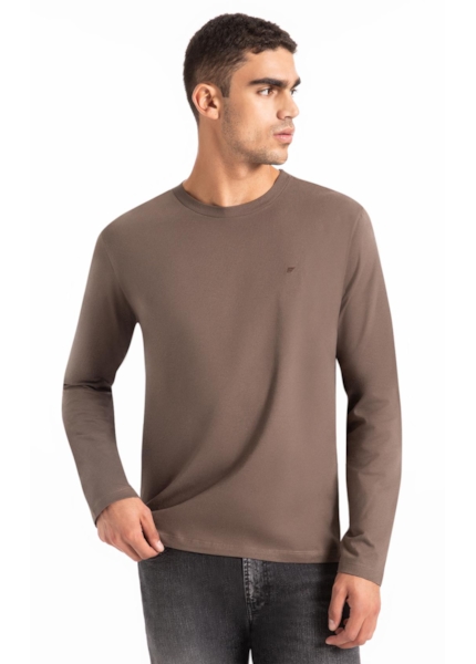 T-Shirt Fine Easa Classic Tabaco