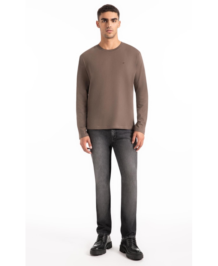 T-Shirt Fine Easa Classic Tabaco