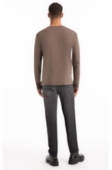 T-Shirt Fine Easa Classic Tabaco