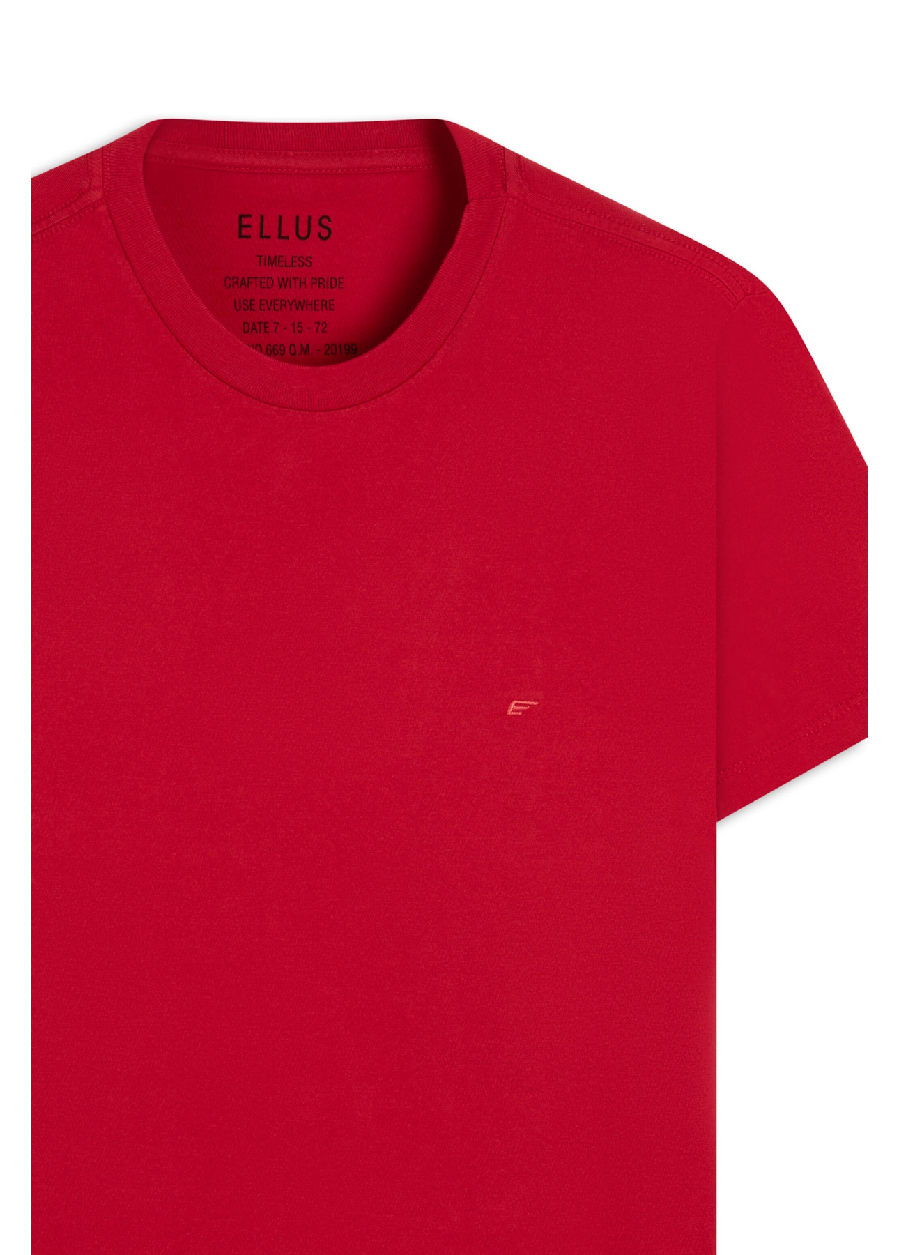T-Shirt Fine Easa Classic Vermelho