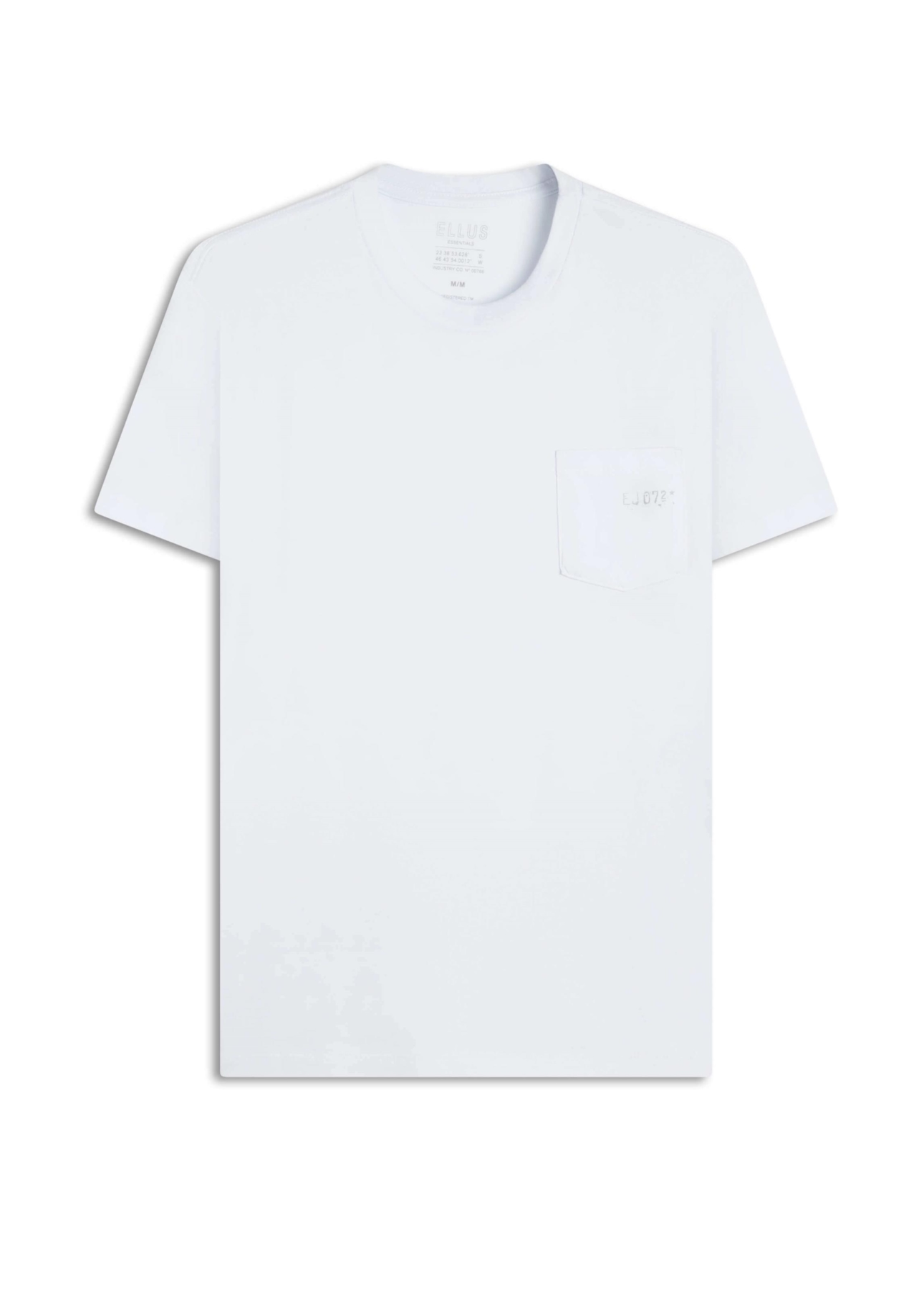 T-Shirt Fine Easa Pocket Branco