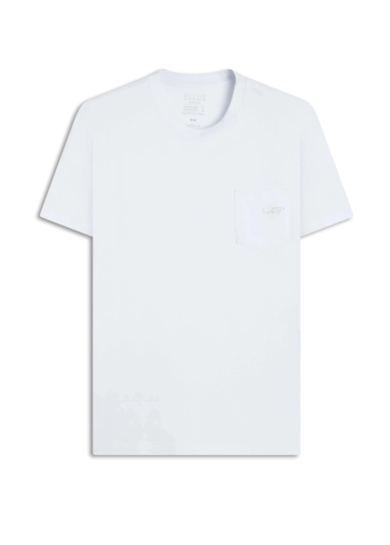T-Shirt Fine Easa Pocket Branco