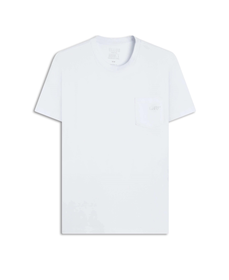 T-Shirt Fine Easa Pocket Branco