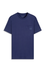 T-Shirt Fine Easa Pocket Dark Navy