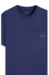 T-Shirt Fine Easa Pocket Dark Navy