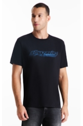T-Shirt Fine Ellus Racing Classic Preto