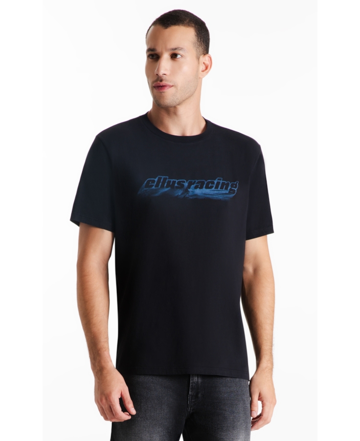 T-Shirt Fine Ellus Racing Classic Preto