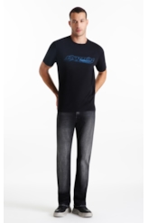 T-Shirt Fine Ellus Racing Classic Preto