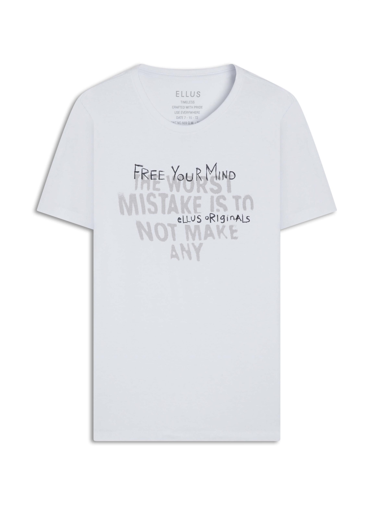 T-Shirt Fine Free Your Mind Branco