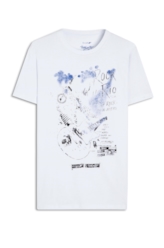 T-Shirt Fine Guitarist Rock Classic Branco