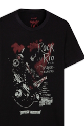T-Shirt Fine Guitarist Rock Classic Preto