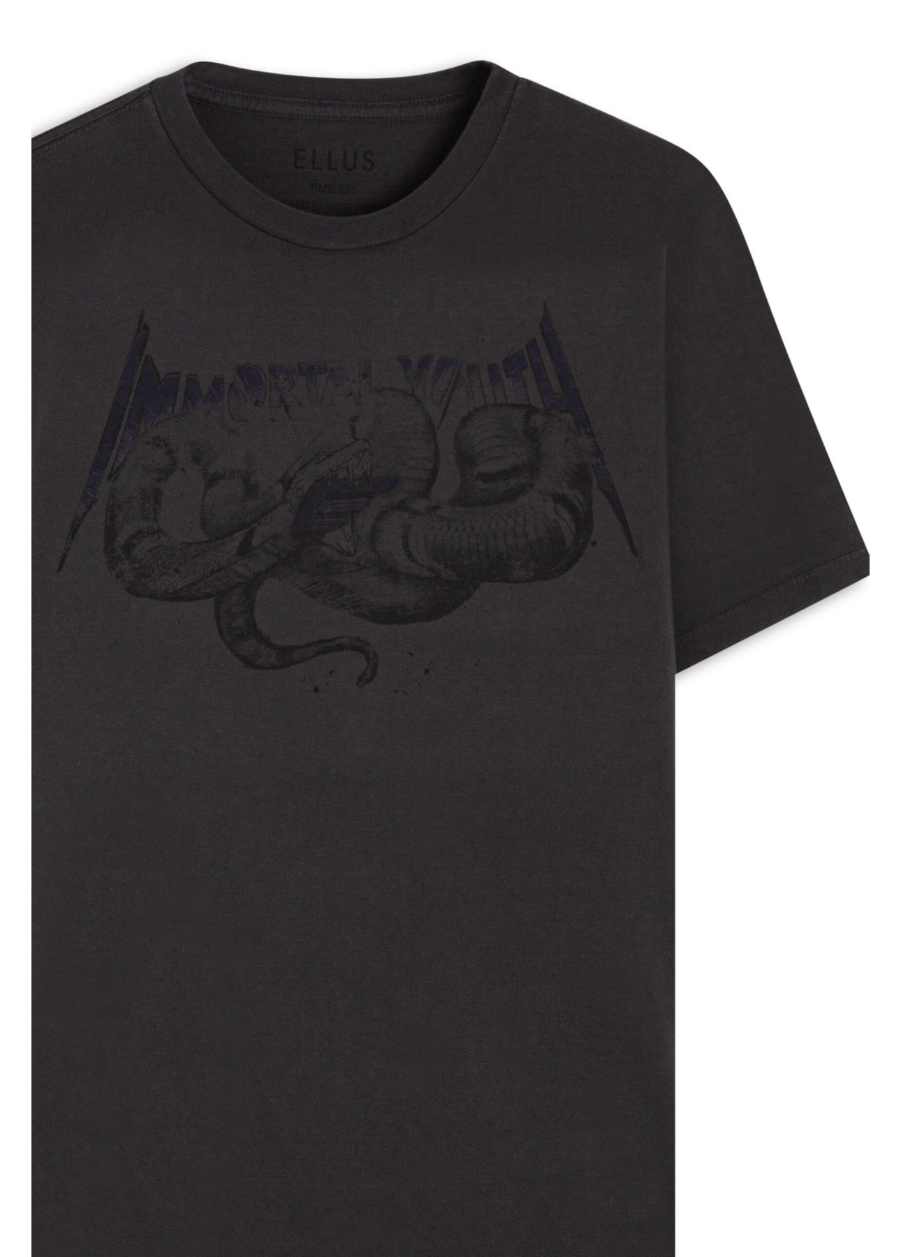 T-Shirt Fine Immortal You Classic Grafite