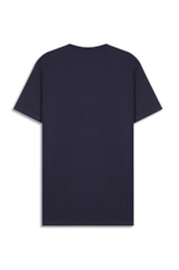T-Shirt Fine Leather Steel Purple Blue