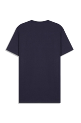T-Shirt Fine Leather Steel Purple Blue