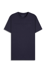 T-Shirt Fine Leather Steel Purple Blue