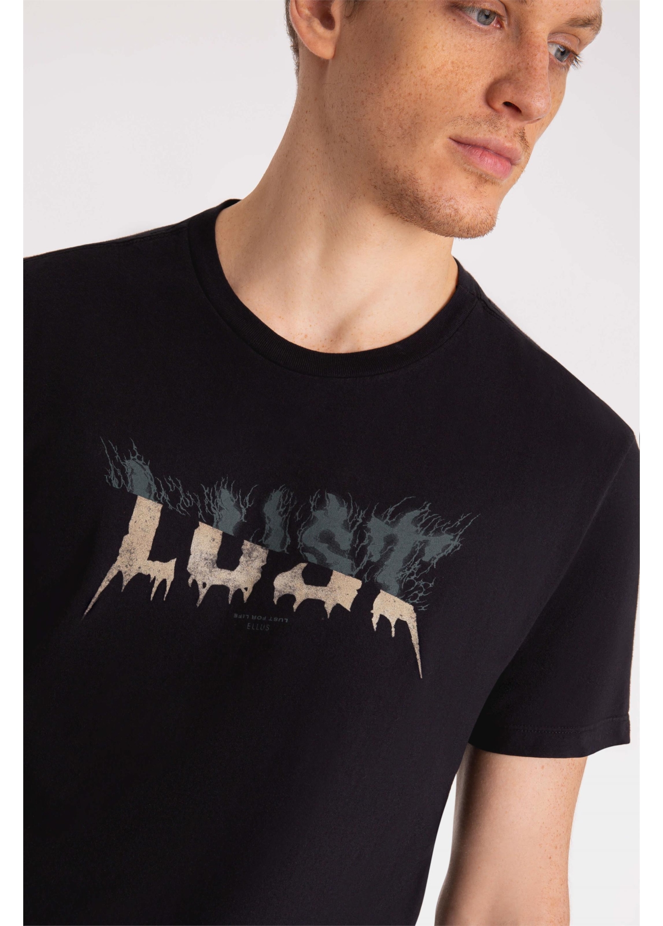 T-Shirt Fine Lust For Life Classic Preto