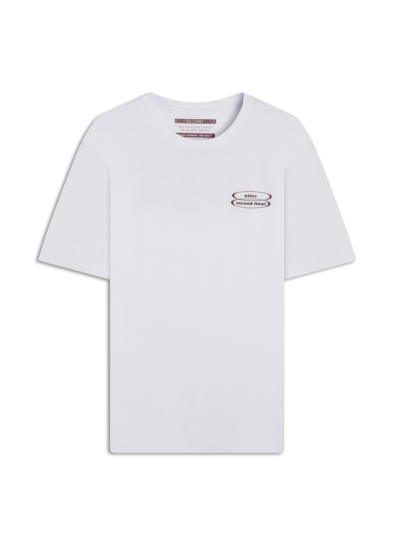 T-Shirt Fine Places Over Branco