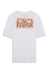 T-Shirt Fine Places Over Branco