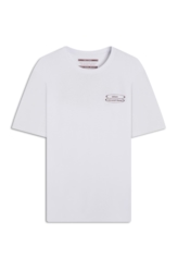 T-Shirt Fine Places Over Branco