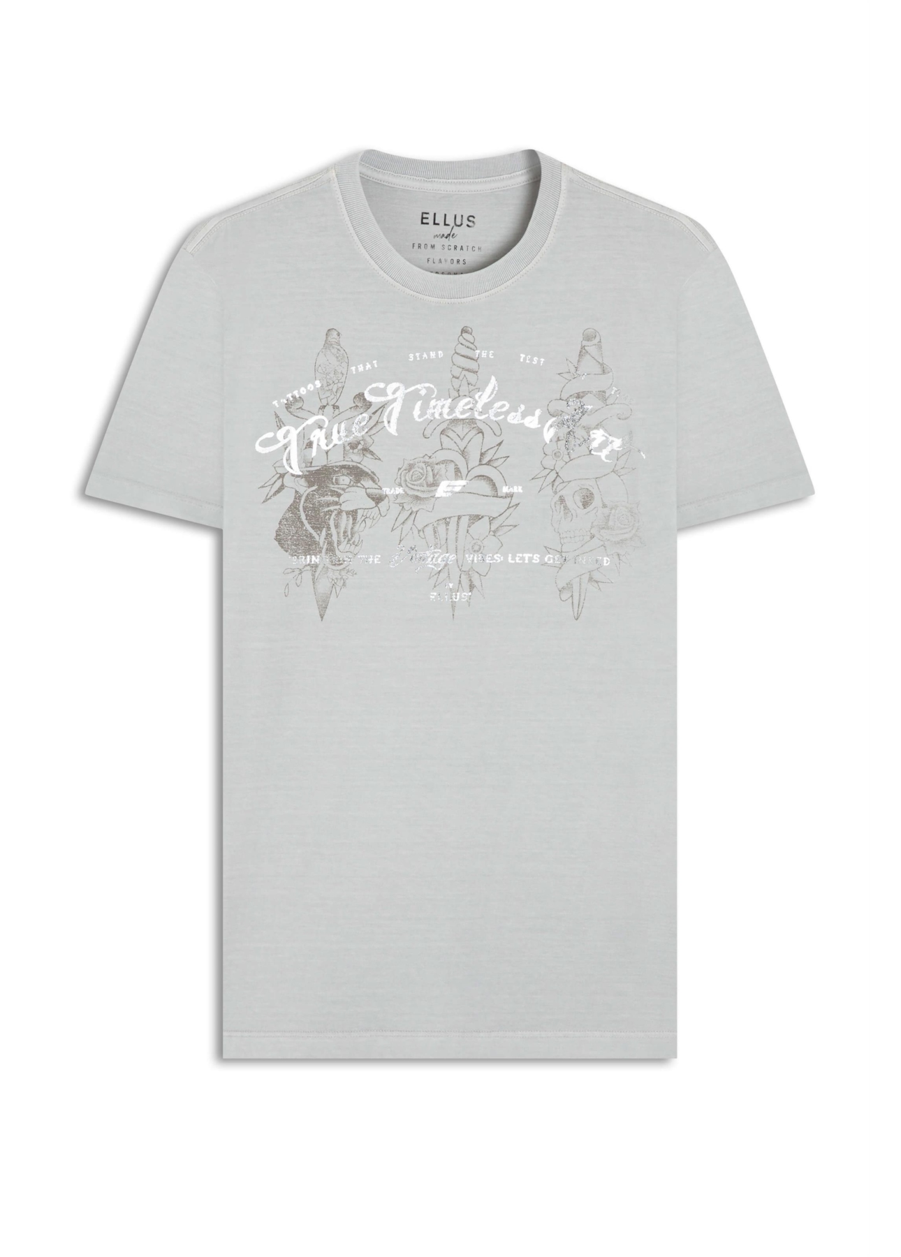 T-Shirt Fine Timeless Art Tatto Prata