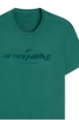 T-Shirt Fine Use Everywhere Verde Bandeira
