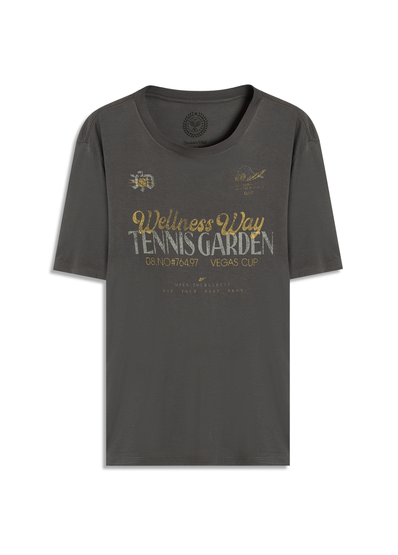 T-Shirt Fine Wellness Way Classic Grafite