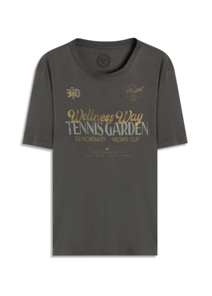 T-Shirt Fine Wellness Way Classic Grafite
