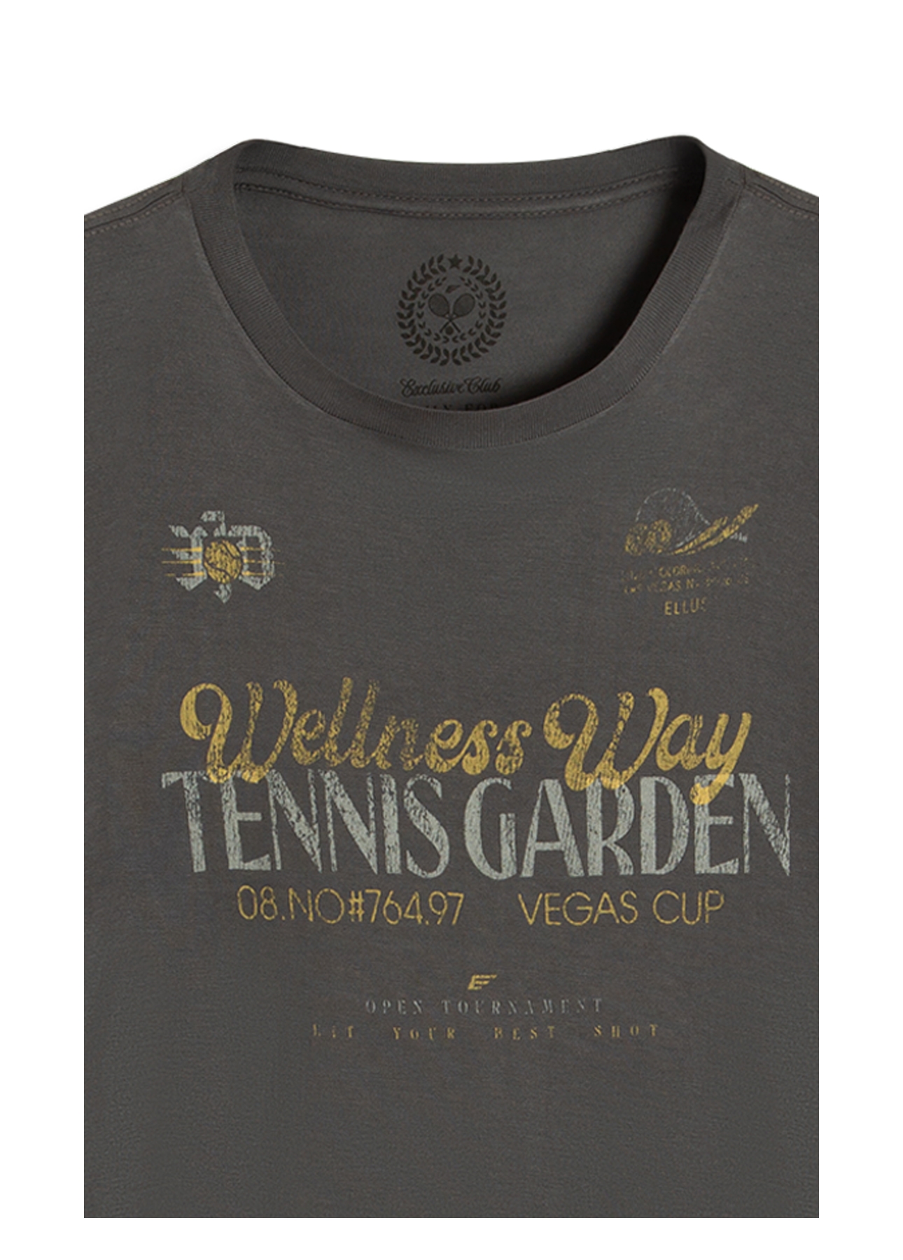 T-Shirt Fine Wellness Way Classic Grafite