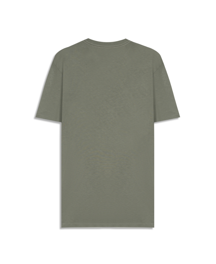 T-Shirt Fine Wellness Way Classic Verde Army