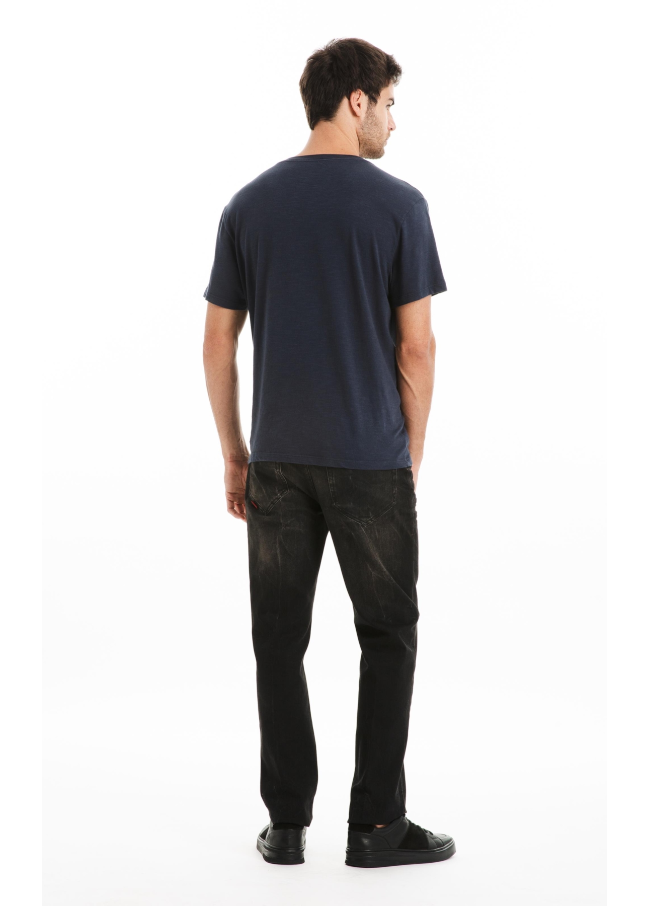 T-Shirt Flamê Fine Chaos Classic Dark Navy