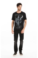 T-Shirt Flamê Fine Chaos Classic Preto