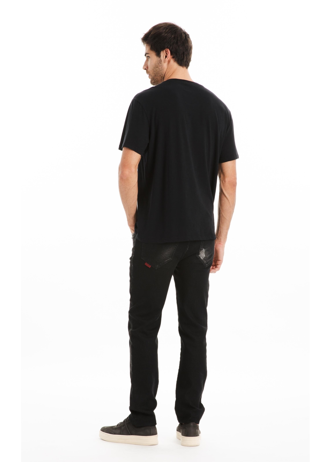 T-Shirt Flamê Fine Chaos Classic Preto
