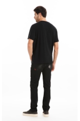 T-Shirt Flamê Fine Chaos Classic Preto