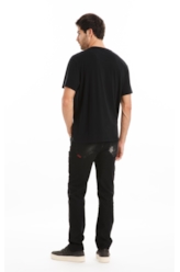 T-Shirt Flamê Fine Chaos Classic Preto