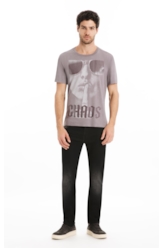 T-Shirt Flamê Fine Chaos Classic Purple Gray