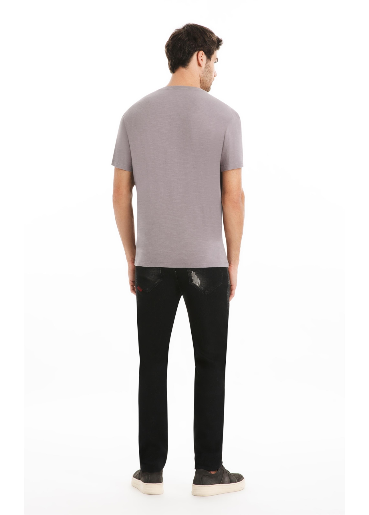 T-Shirt Flamê Fine Chaos Classic Purple Gray