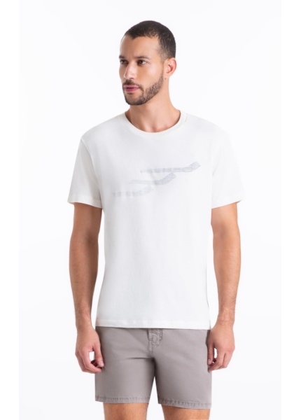 T-Shirt Flamê Fine Easa Off White
