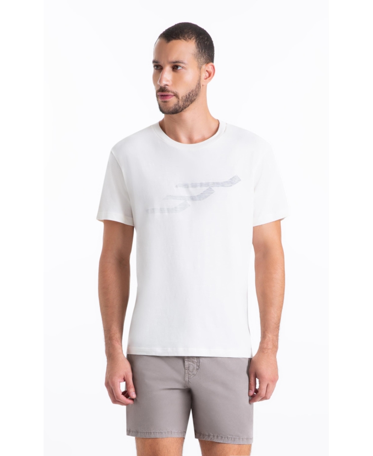 T-Shirt Flamê Fine Easa Off White