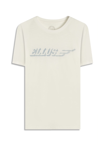 T-Shirt Flamê Fine Ellus Off White