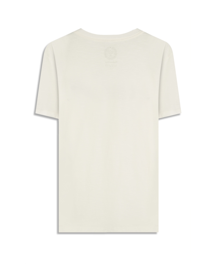 T-Shirt Flamê Fine Ellus Off White