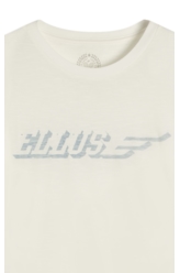 T-Shirt Flamê Fine Ellus Off White