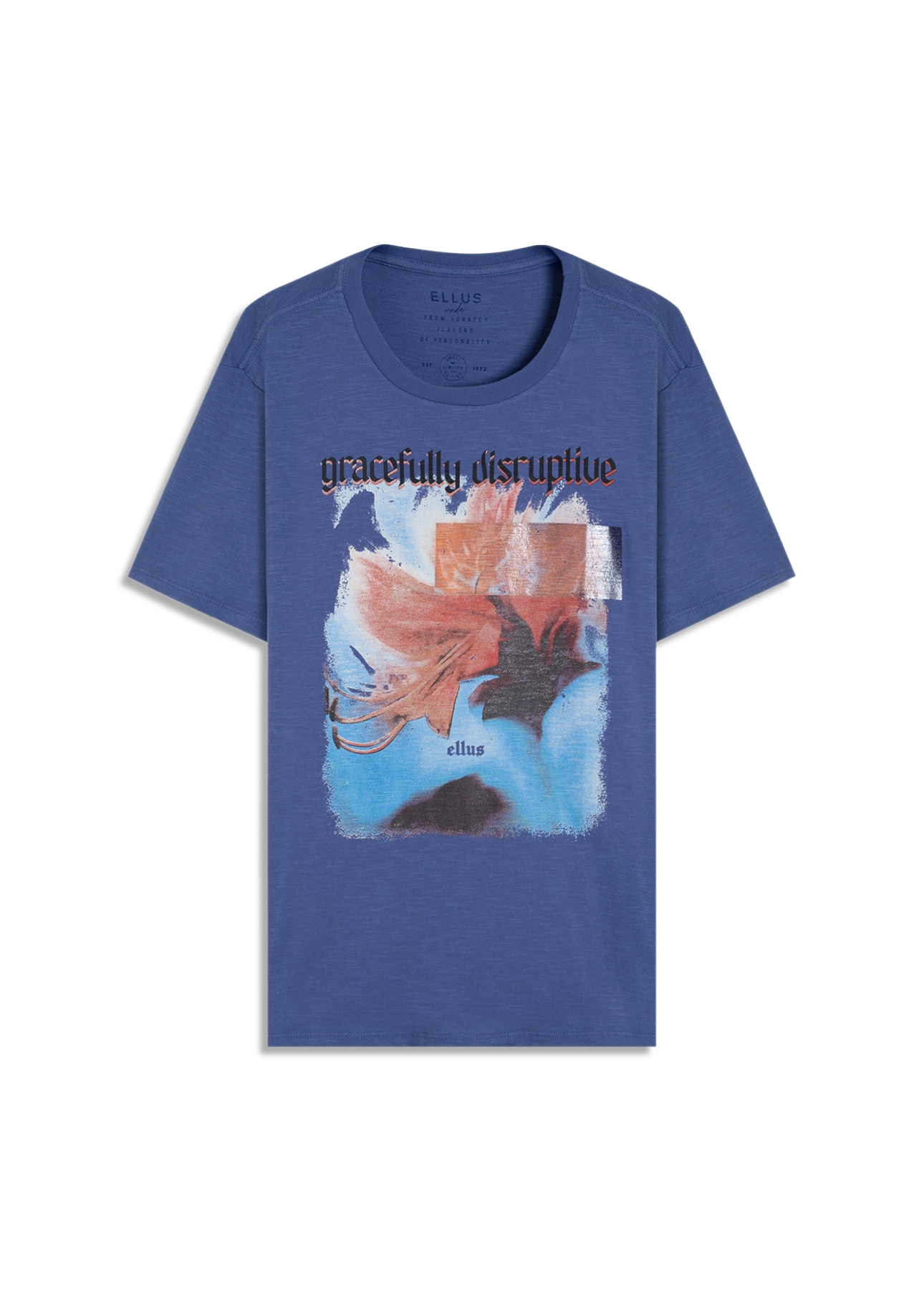 T-Shirt Flamê Fine Gracefully Azul Jeans