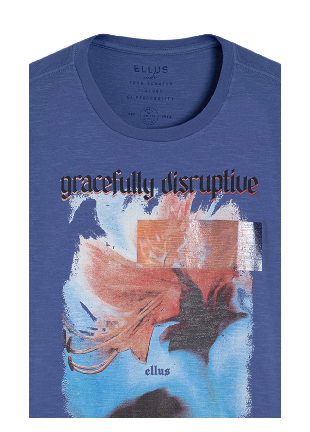 T-Shirt Flamê Fine Gracefully Azul Jeans