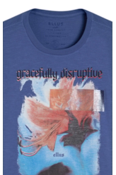 T-Shirt Flamê Fine Gracefully Azul Jeans