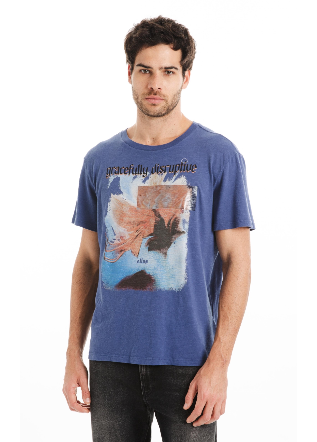 T-Shirt Flamê Fine Gracefully Azul Jeans