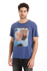 T-Shirt Flamê Fine Gracefully Azul Jeans