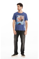 T-Shirt Flamê Fine Gracefully Azul Jeans
