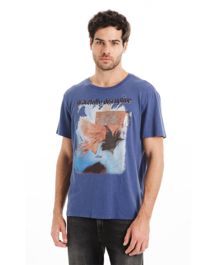 T-Shirt Flamê Fine Gracefully Azul Jeans
