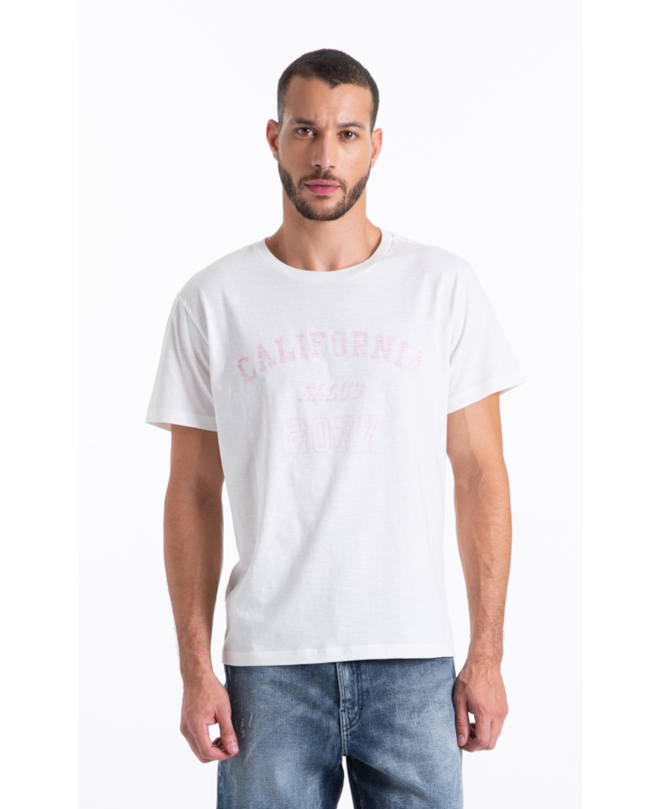 T-Shirt Flamê Fine La Ellus Classic Off White