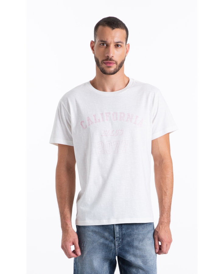 T-Shirt Flamê Fine La Ellus Classic Off White